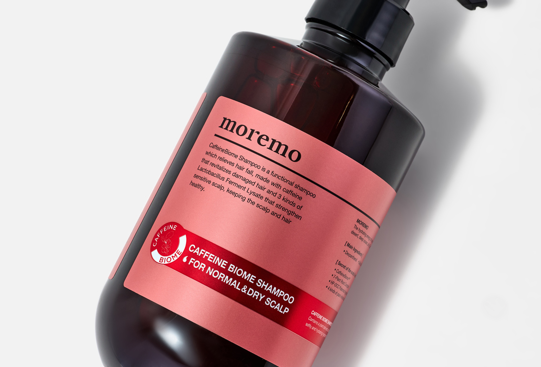 Moremo Nourishing & Repairing Shampoo Caffeine Biome Shampoo
