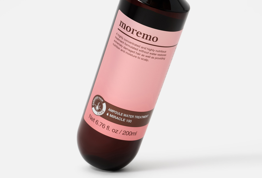 Moremo Regenerating treatment for hair and scalp Ampoule Water Treatment Miracle 100