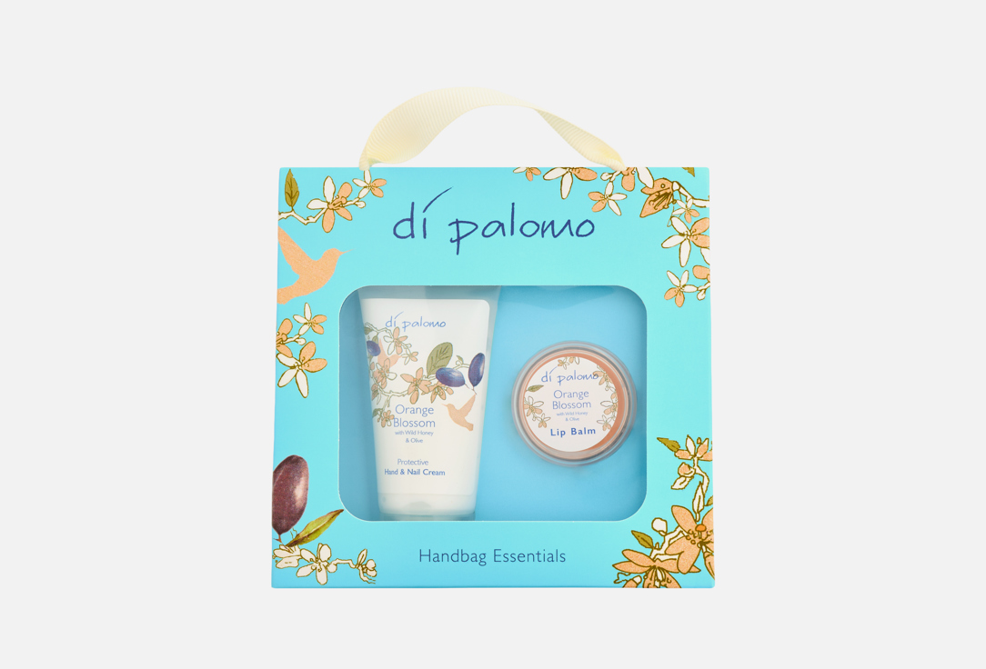 Di Palomo Lip Balm & Hand Cream Set Orange Blossom Handbag Essentials