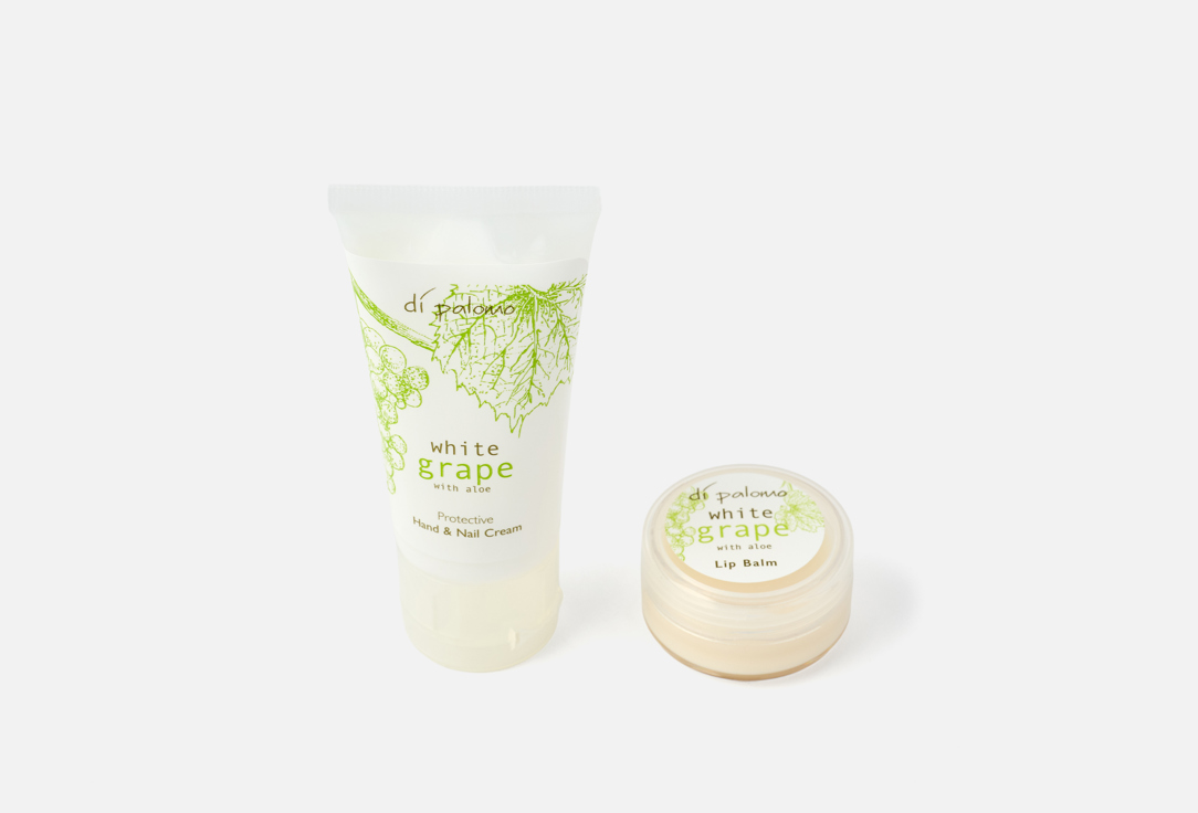 Di Palomo Lip Balm & Hand Cream Set White Grape Handbag Essentials
