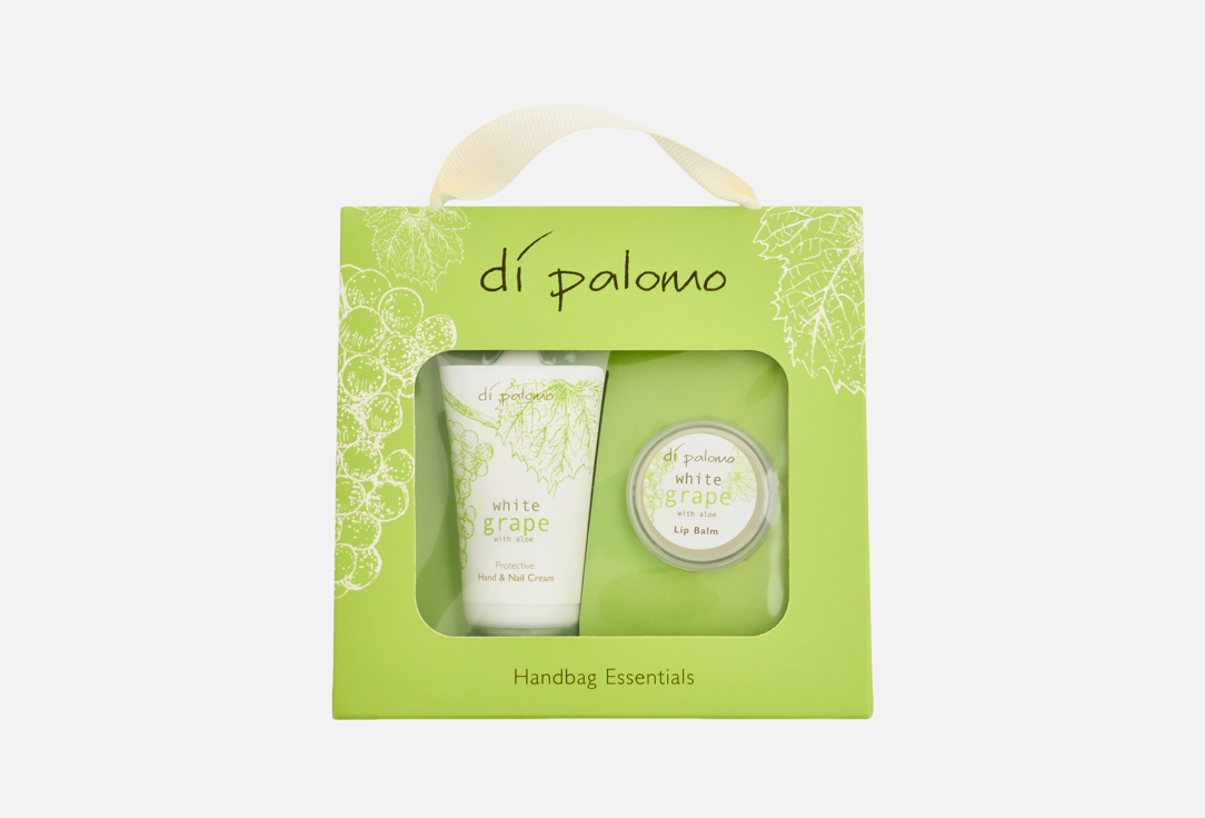 Di Palomo Lip Balm & Hand Cream Set White Grape Handbag Essentials