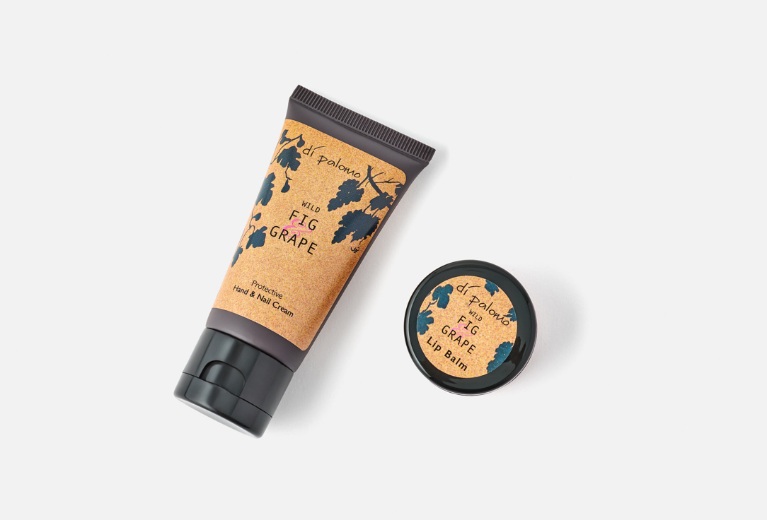 Di Palomo Lip Balm & Hand Cream Set Fig & Grape Handbag Essentials
