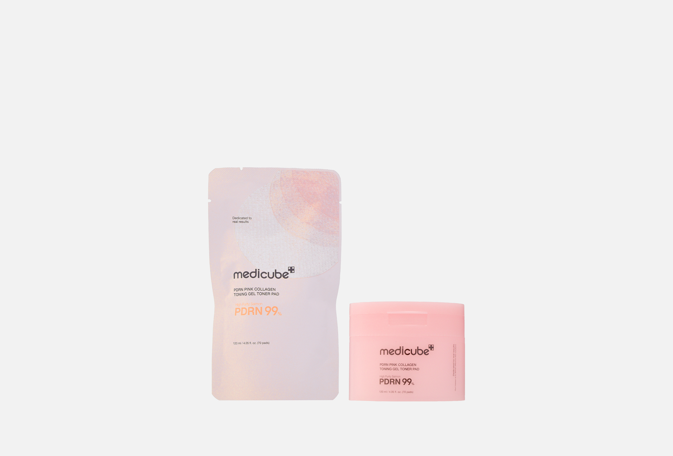 PDRN Pink Collagen Toning Gel Toner Pad 70