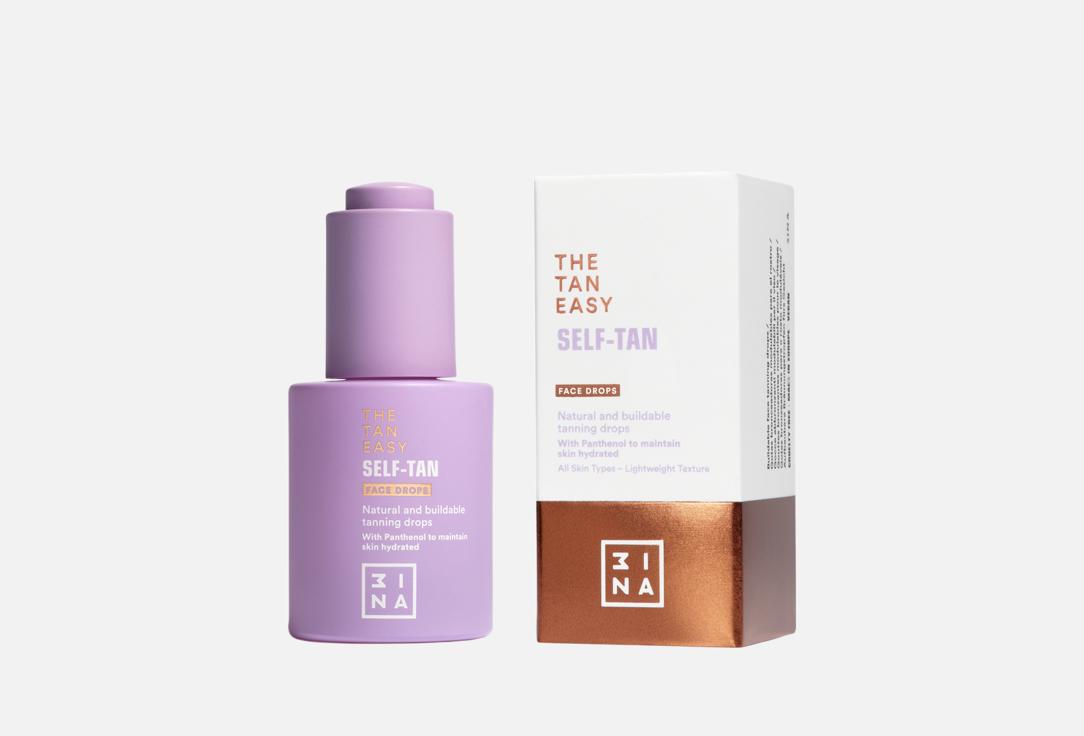 3INA Концентрат с эффектом автозагара для лица THE TAN EASY SELF-TAN FACE DROPS