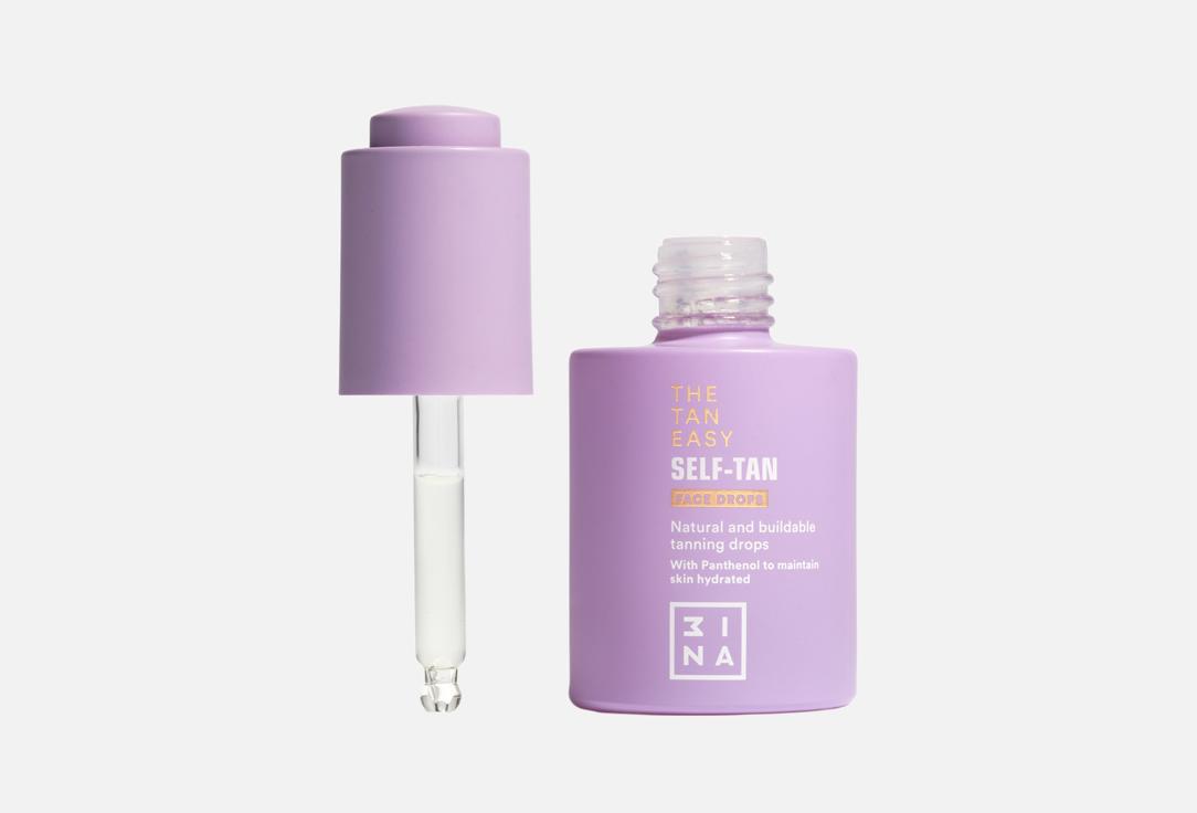 3INA Концентрат с эффектом автозагара для лица THE TAN EASY SELF-TAN FACE DROPS
