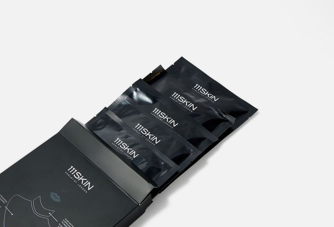 111SKIN Набор подтягивающих и укрепляющих масок для шеи Black Diamond Lifting & Firming Neck Masks