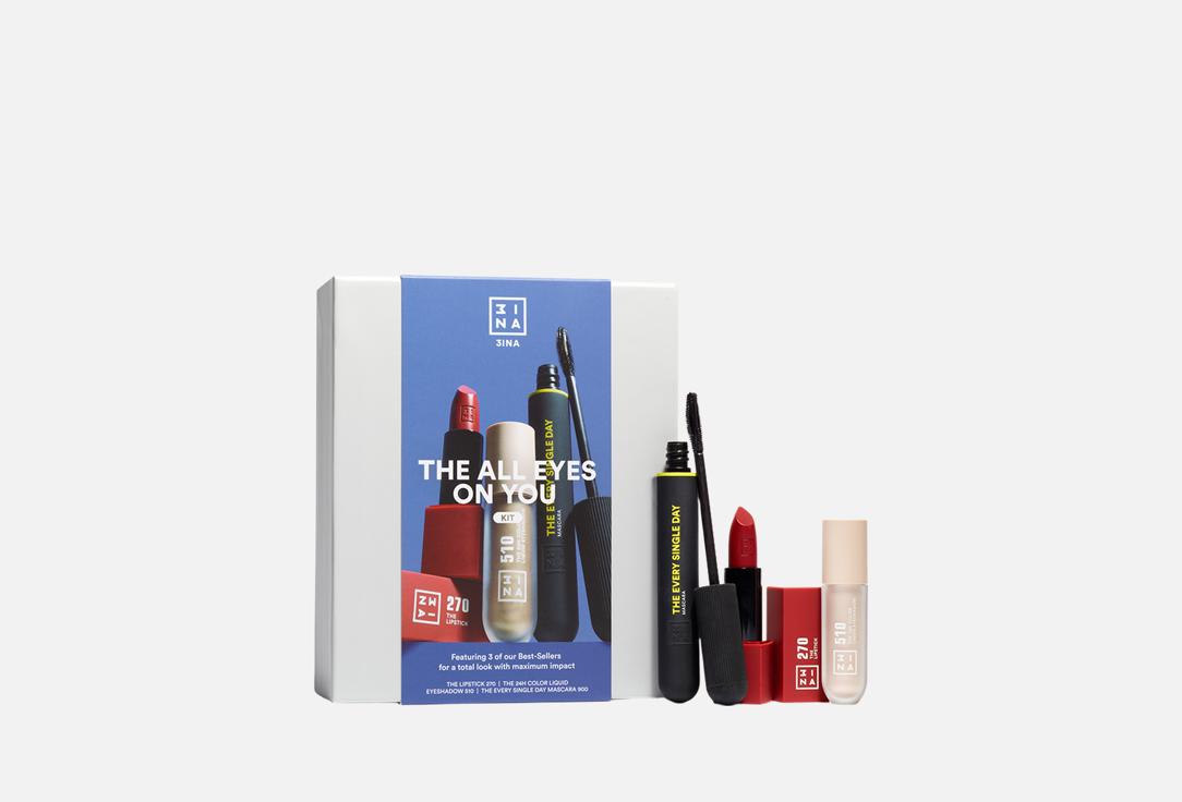 3INA Набор для макияжа лица THE ALL EYES ON YOU KIT