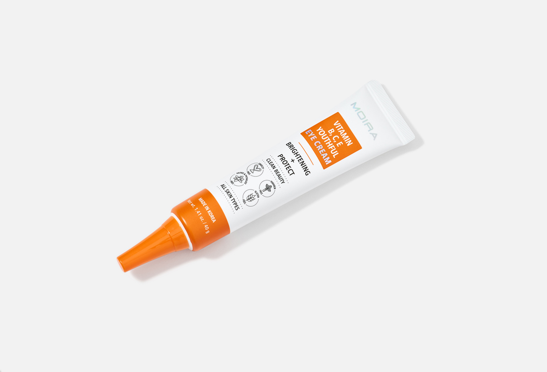 MOIRA Brightening and firming eye cream Vitamin B, C & E Youthful