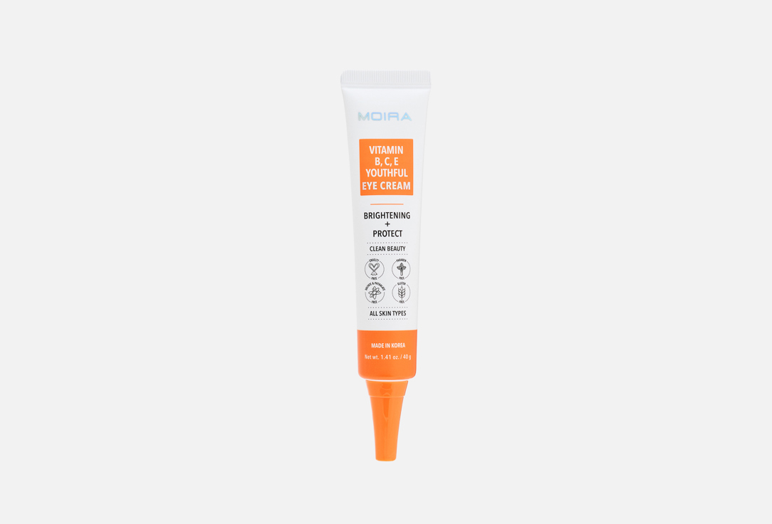 MOIRA Brightening and firming eye cream Vitamin B, C & E Youthful