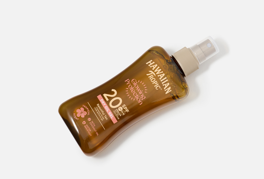 Hawaiian Tropic Sunscreen oil SPF 20 Glowing Protection Dry Oil