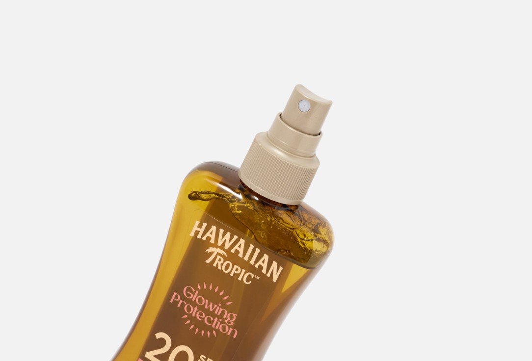 Hawaiian Tropic Sunscreen oil SPF 20 Glowing Protection Dry Oil