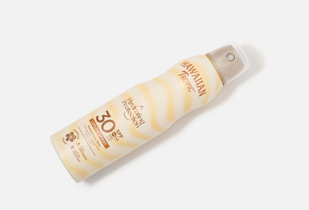 Hawaiian Tropic Sunscreen spray SPF 30 Hydrating Protection Continuous Spray