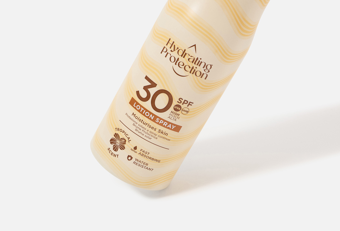 Hawaiian Tropic Sunscreen spray SPF 30 Hydrating Protection Continuous Spray