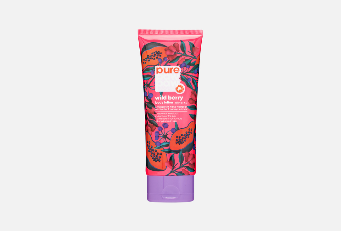 Pure Paw Paw Hydrating body lotion for daily care Wild bery