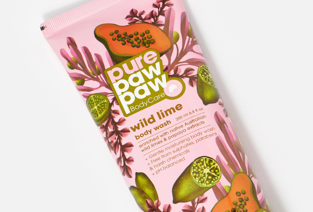Pure Paw Paw Hydrating cleansing body wash gel Wild lime