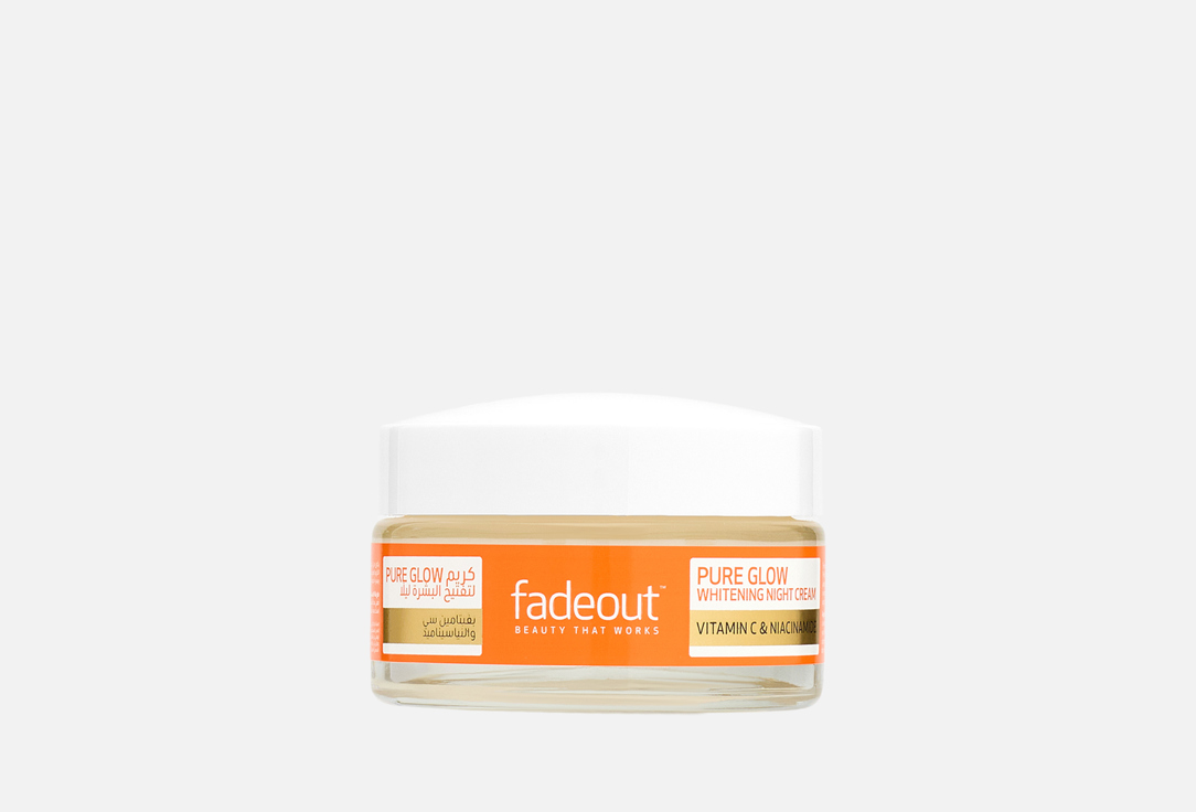 FADE OUT Whitening Face Cream Pure glow Brightening Night Cream