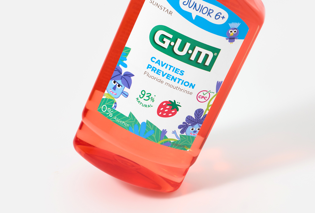 g.U.M Mouthwash for Children JUNIOR Mouthwash 6+ Gentle With Chamomile Flower Extract