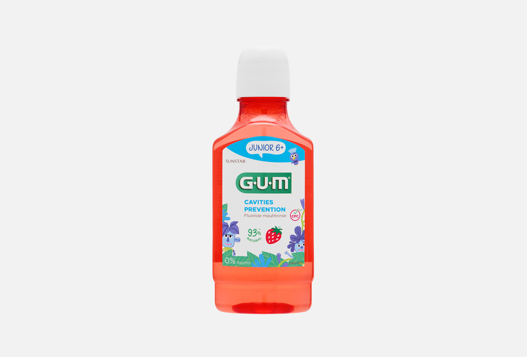 g.U.M Mouthwash for Children JUNIOR Mouthwash 6+ Gentle With Chamomile Flower Extract