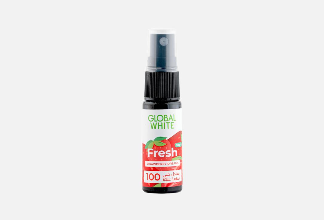 GLOBAL WHITE Breath Refreshing oral spray Strawberry Dreams