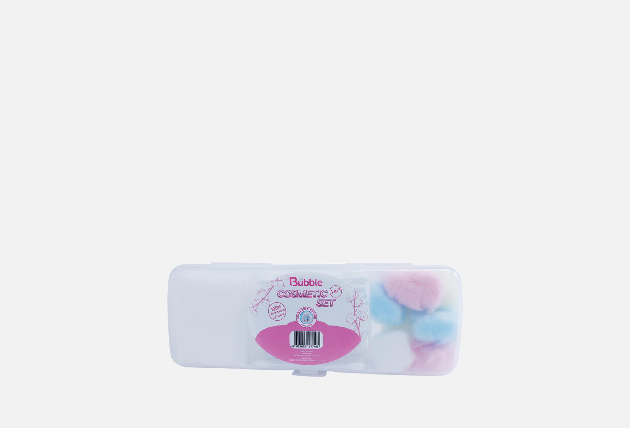 Pure Cotton Cosmetics Set 3in1 3