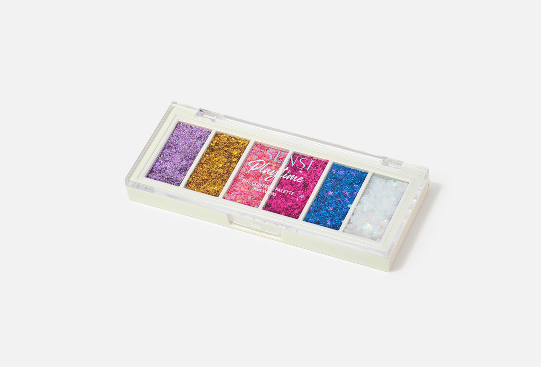SENSI shimmer and matte eyeshadow palette Playtime The Confetti Palette