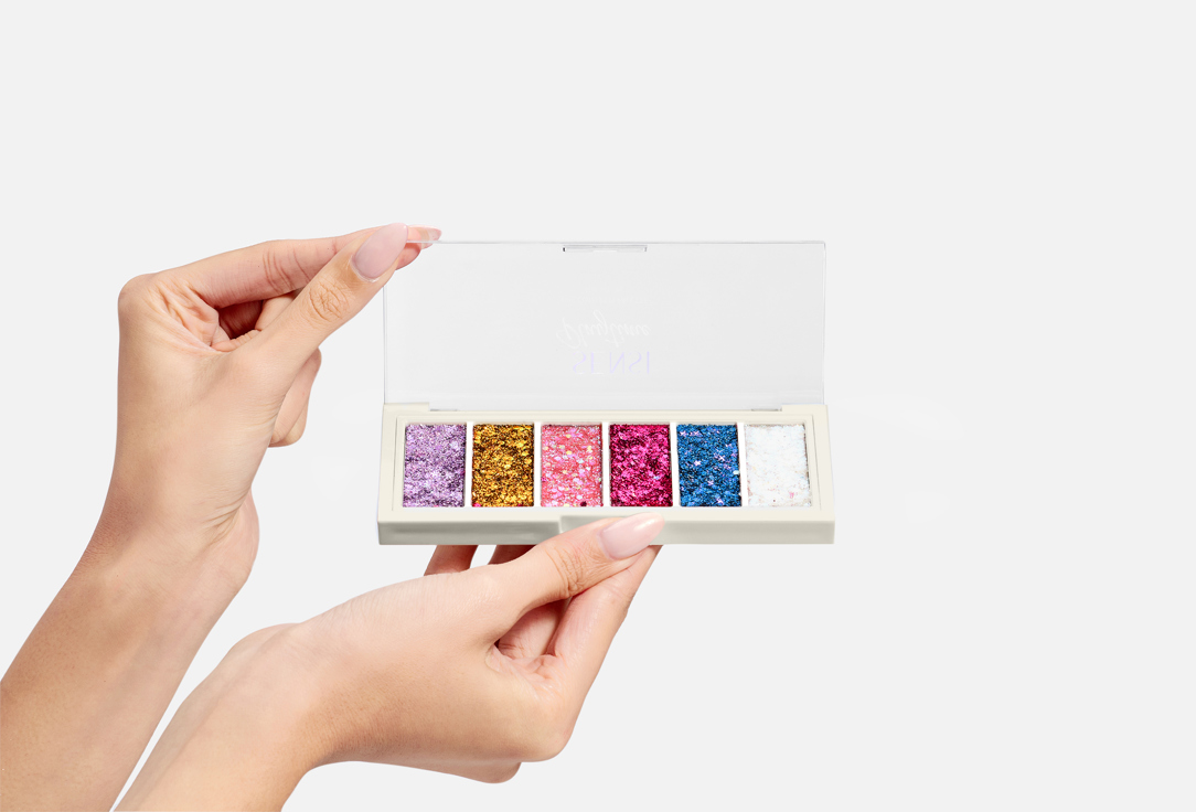 SENSI shimmer and matte eyeshadow palette Playtime The Confetti Palette