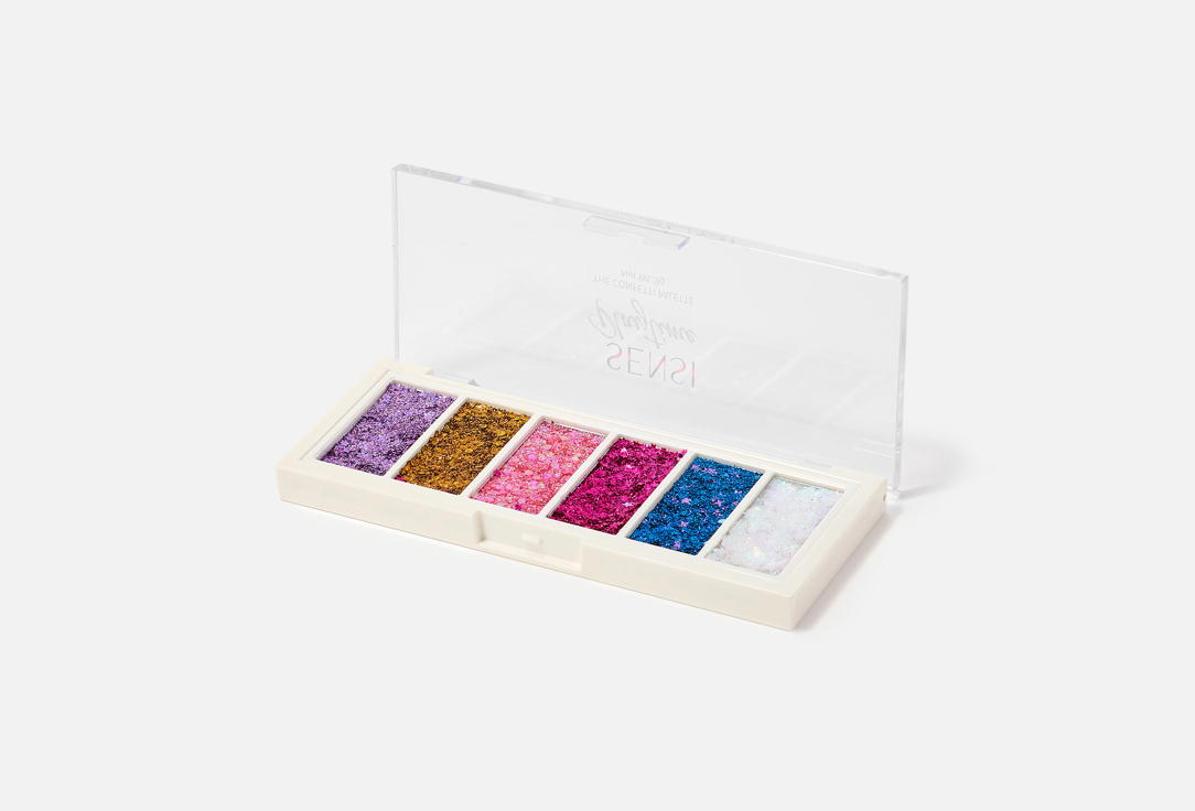 SENSI shimmer and matte eyeshadow palette Playtime The Confetti Palette