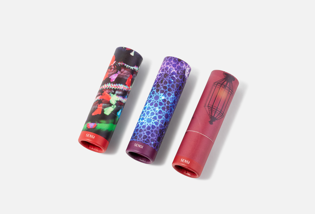 SENSI Mini satin-finish moisturizing lipstick set Saudi Story Mini Lipstick