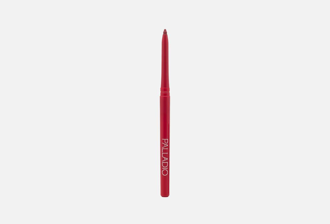 Palladio Lip Pencil RETRACTABLE WATERPROOF LIP LINER Red rose 0.3 g Palladio Lip Pencil RETRACTABLE WATERPROOF LIP LINER