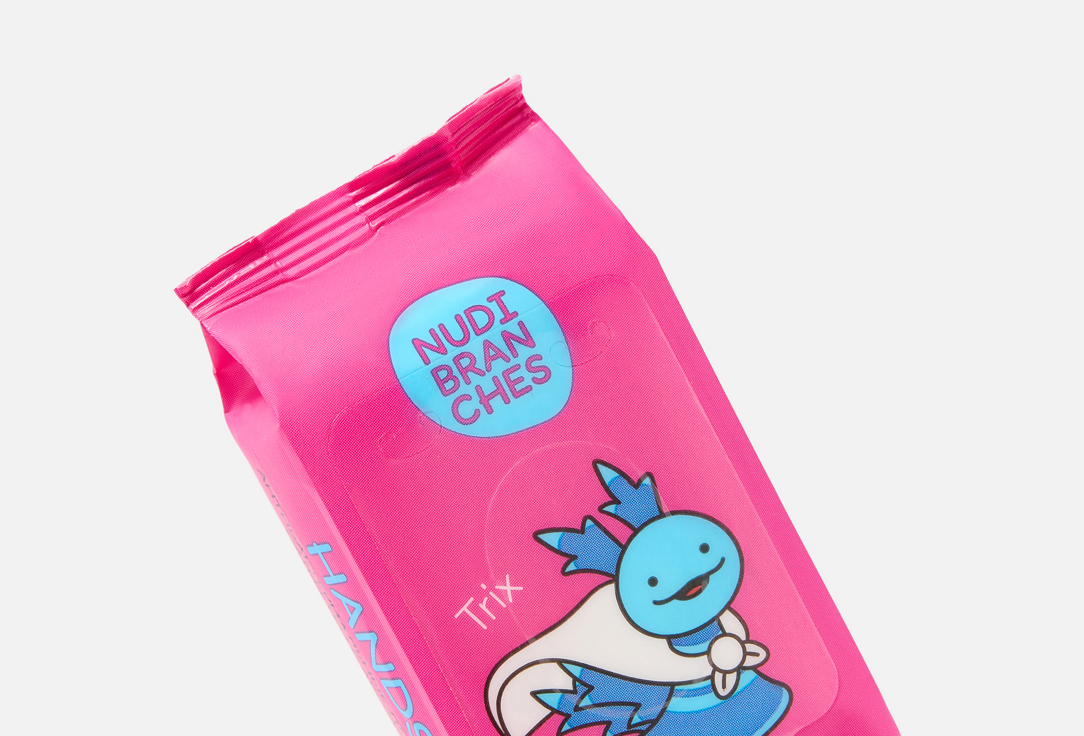 Nudibranches HANDS UP! funny cola flavor antibacterial baby wet wipes HANDS UP! funny cola flavor 10 pcs Nudibranches HANDS UP! funny cola flavor antibacterial baby wet wipes HANDS UP! funny cola flavor