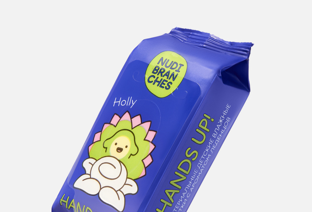 Nudibranches HANDS UP! lollypop flavor antibacterial baby wet wipes HANDS UP! lollypop flavor 10 pcs Nudibranches HANDS UP! lollypop flavor antibacterial baby wet wipes HANDS UP! lollypop flavor