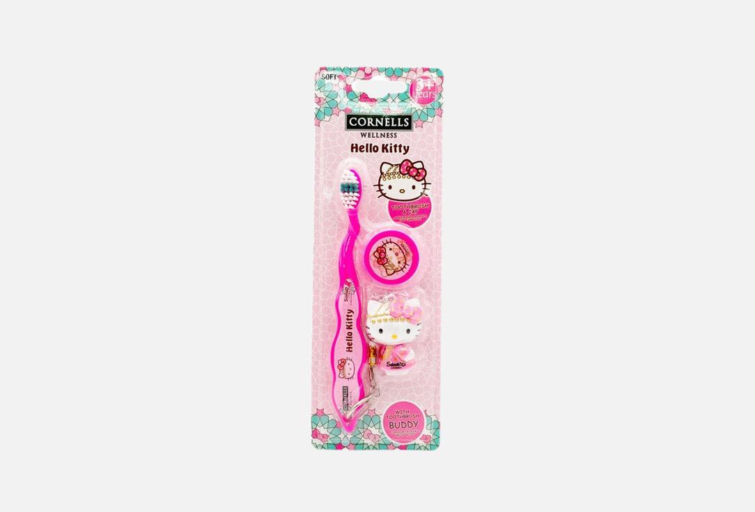 CORNELLS Kids Toothbrush Hello Kitty 1 pcs CORNELLS Kids Toothbrush Hello Kitty