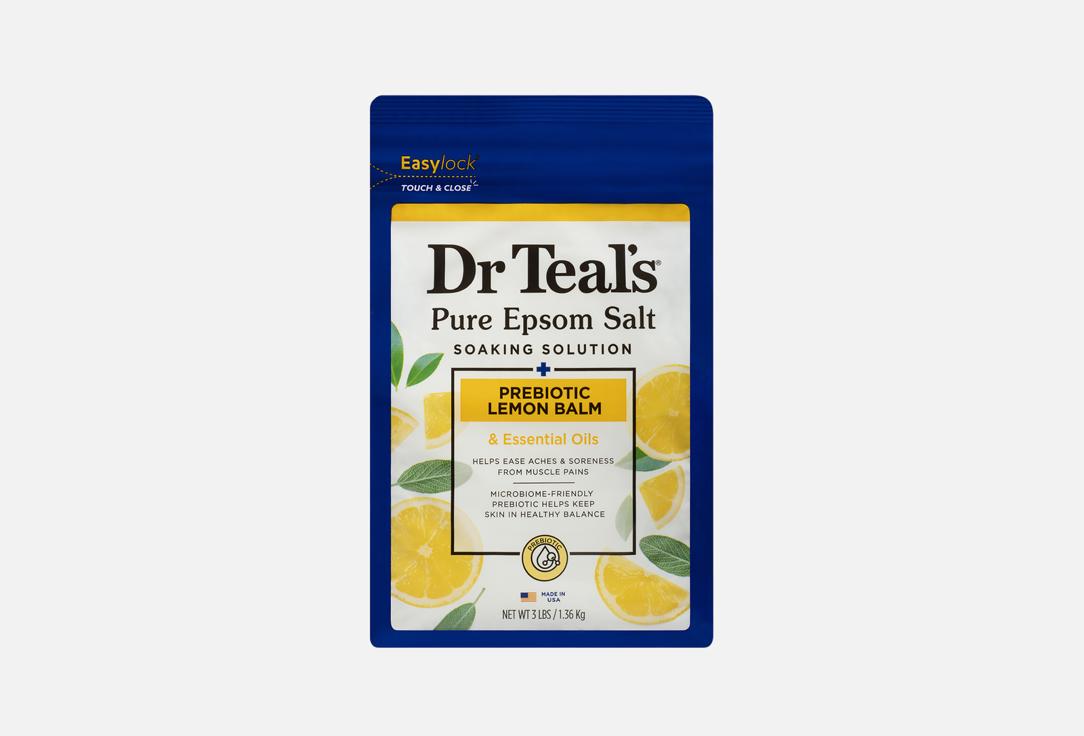 DR TEALS Bath Salt Pure Epsom Salt Prebiotic Lemon Balm