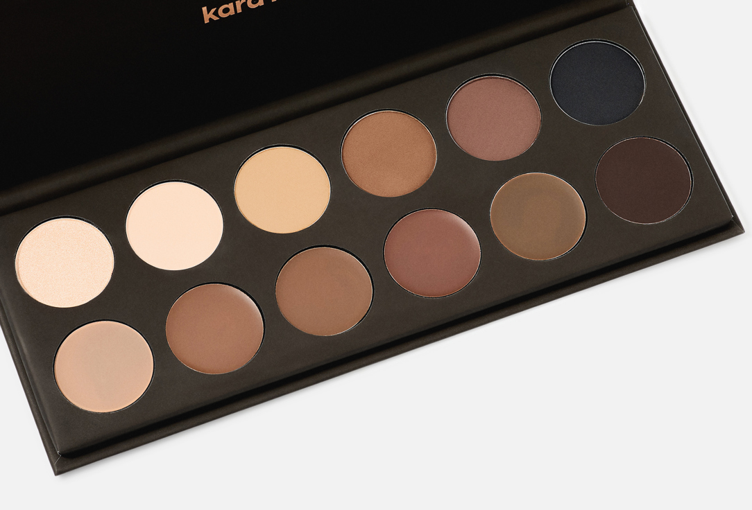 KARA BEAUTY Multi-shade gel & powder eyebrow palette Every Shade of You