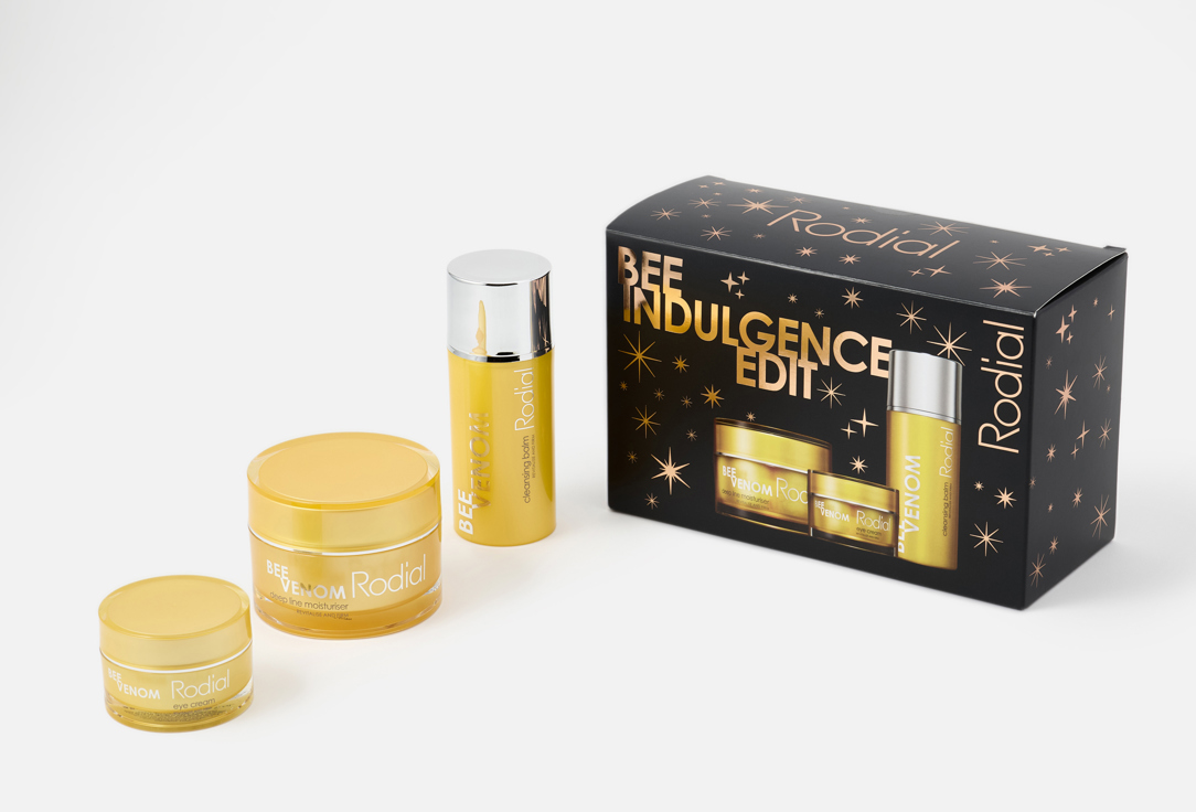 RODIAL Gift Set: Cleanser, Moisturizer, Eye Cream Bee Indulgence Edit 3 pcs RODIAL Gift Set: Cleanser, Moisturizer, Eye Cream Bee Indulgence Edit