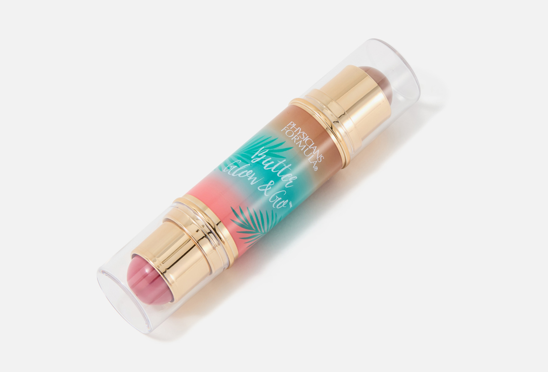Physicians Formula قلم أحمر خدود كريمي مزدوج الأطراف بوتر غلو اند غو مالتيوز ستيك
