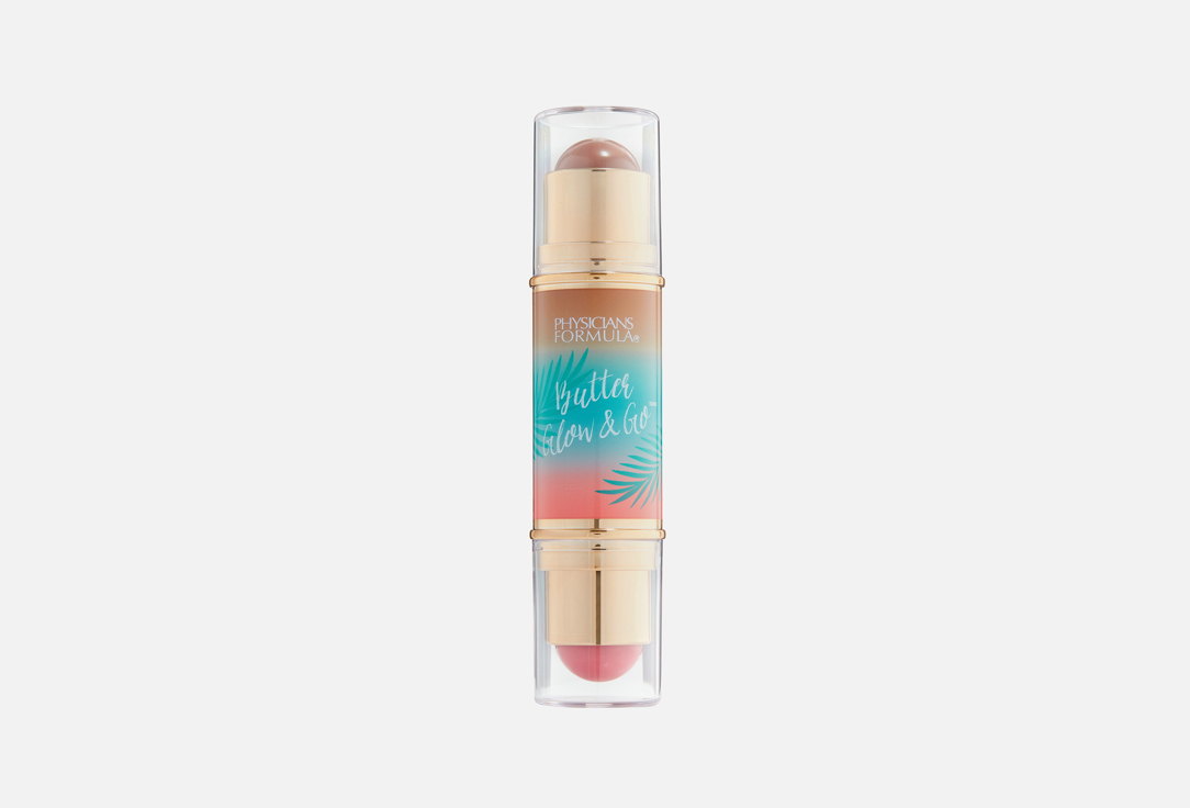 Physicians Formula قلم أحمر خدود كريمي مزدوج الأطراف بوتر غلو اند غو مالتيوز ستيك