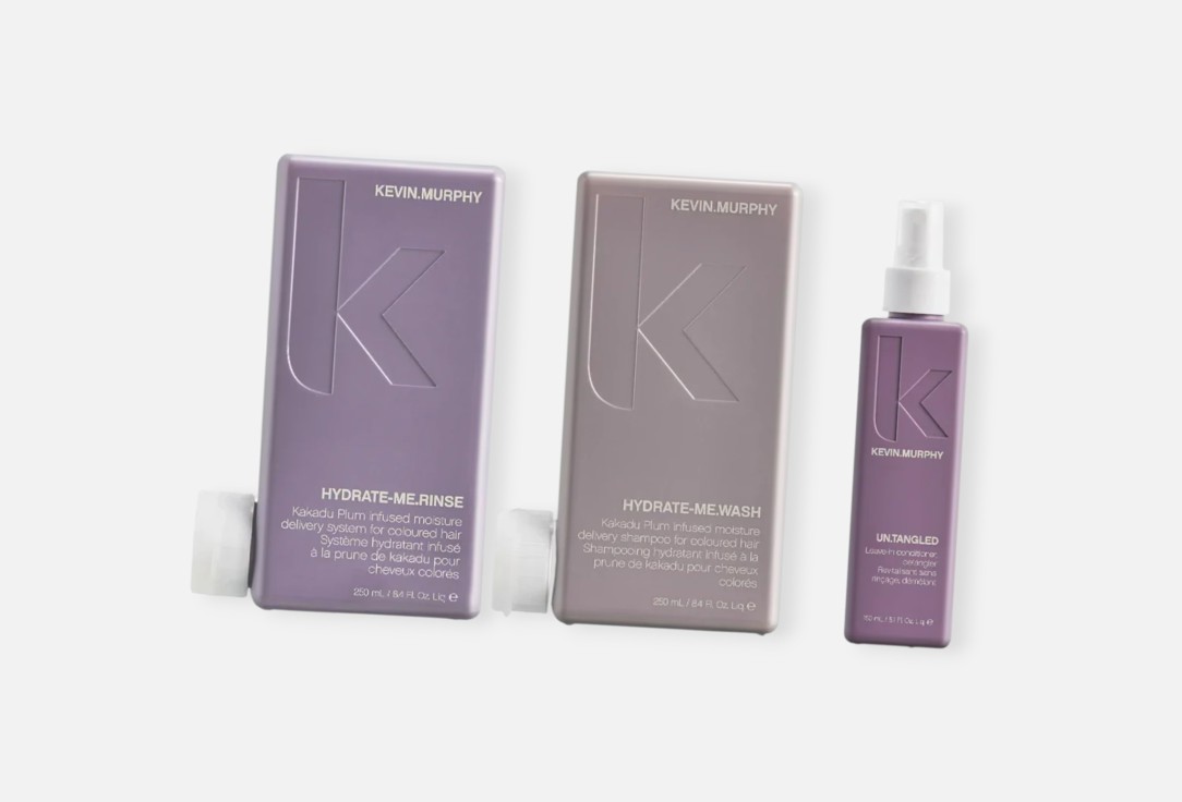 KEVIN.MURPHY Hair shampoo & Leave-In Conditioner & leave-in spray set Illuminate Hydrate Holiday Kit