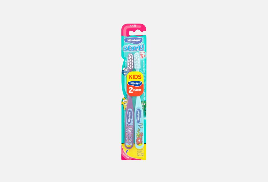Wisdom Kids Toothbrush Pack Start! Kids Twinpack