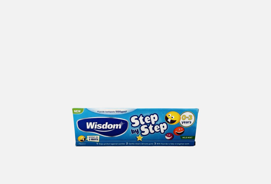 Wisdom Toothpaste for Babies Step by Step Mild Mint 0-3 Toothpaste 75 ml Wisdom Toothpaste for Babies Step by Step Mild Mint 0-3 Toothpaste