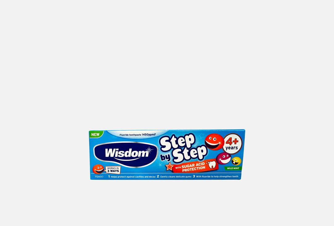 Wisdom Kids Toothpaste Step by Step Mild Mint 4+ Toothpaste 75 ml Wisdom Kids Toothpaste Step by Step Mild Mint 4+ Toothpaste