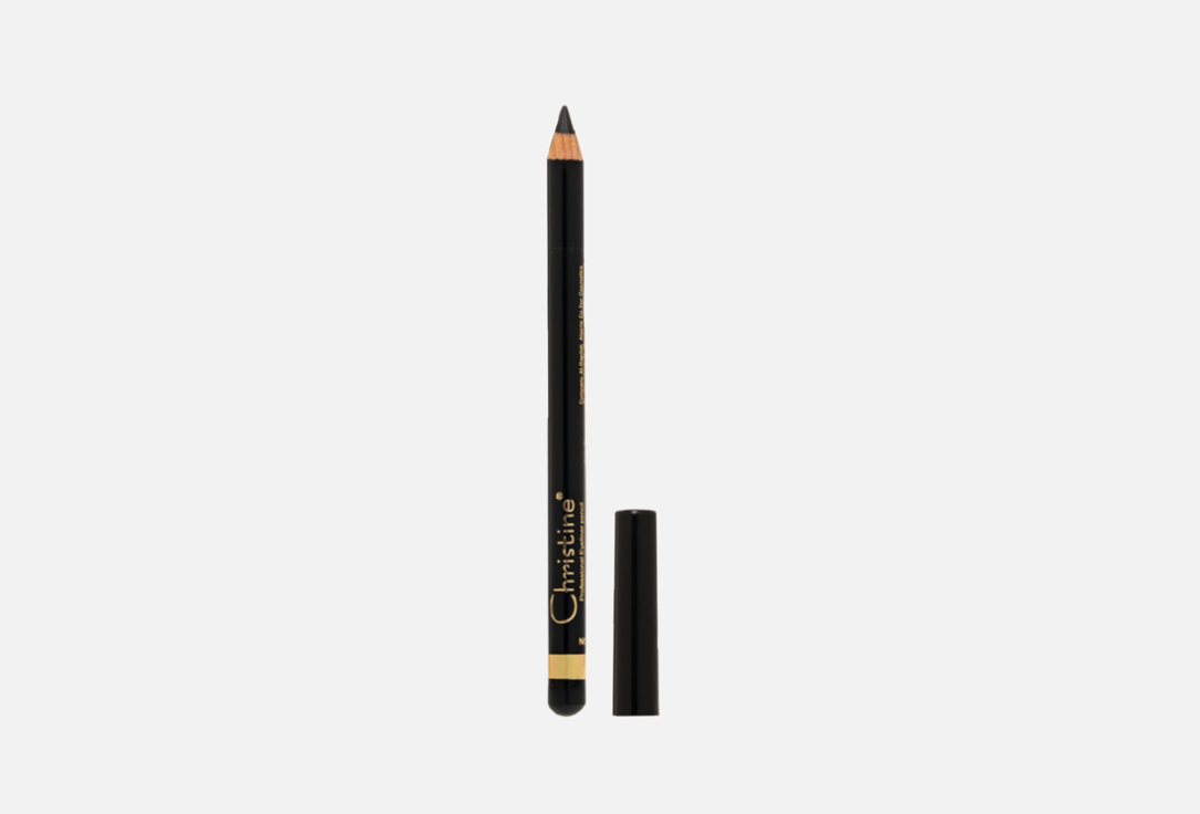 Christine Waterproof long-lasting eyeliner pencil Waterproof C100, Black 1.2 g Christine Waterproof long-lasting eyeliner pencil Waterproof
