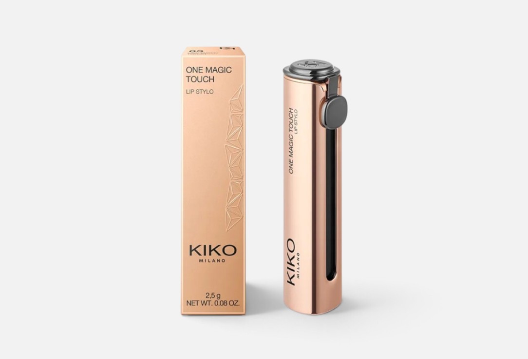 KIKO Milano устойчивая губная помада-стик One Magic Touch 03, Wild savana 2.5 г KIKO Milano устойчивая губная помада-стик One Magic Touch