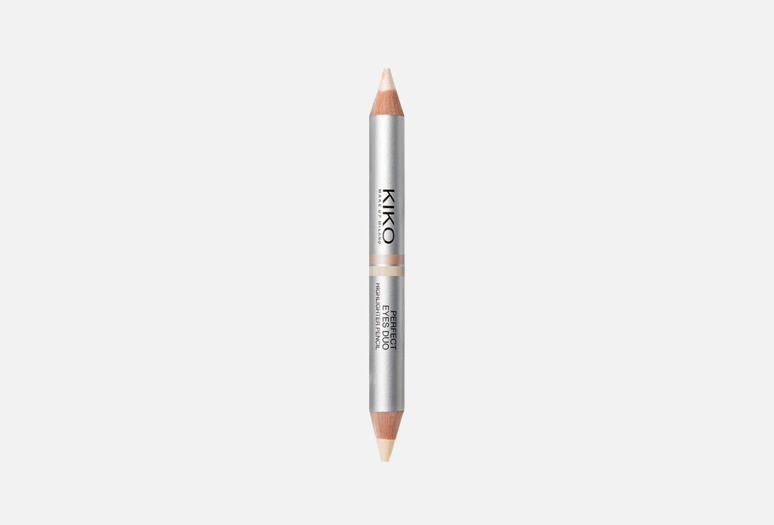 KIKO Milano Dual-ended Highlighter Eye Pencil Perfect Eyes Duо 01, HIghlighter duo 2.9 g KIKO Milano Dual-ended Highlighter Eye Pencil Perfect Eyes Duо