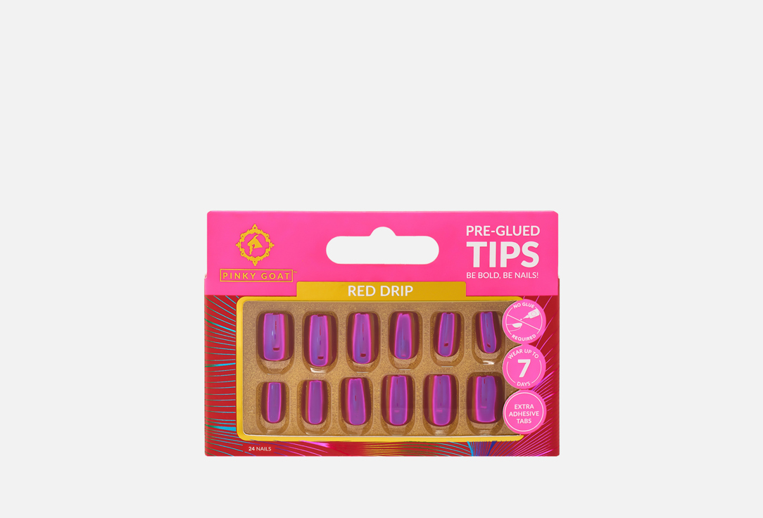 PINKY GOAT Press On Nails Pre-Glued Tips