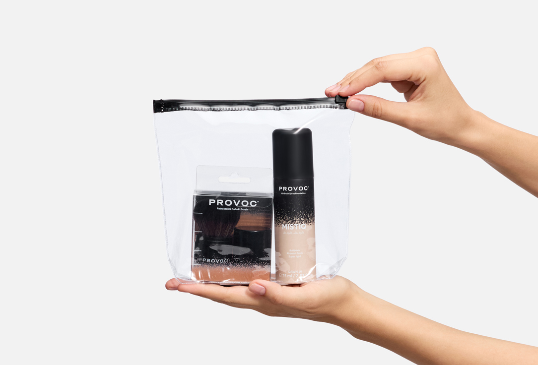 Provoc Lightweight Matte Spray Foundation MISTIQ 10, Dawn 75 ml Provoc Lightweight Matte Spray Foundation MISTIQ