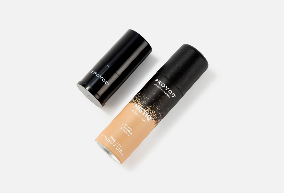 Provoc Lightweight Matte Spray Foundation MISTIQ
