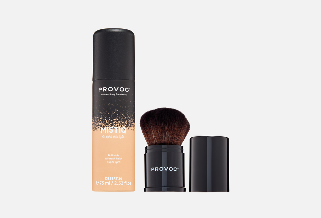 Provoc Lightweight Matte Spray Foundation MISTIQ