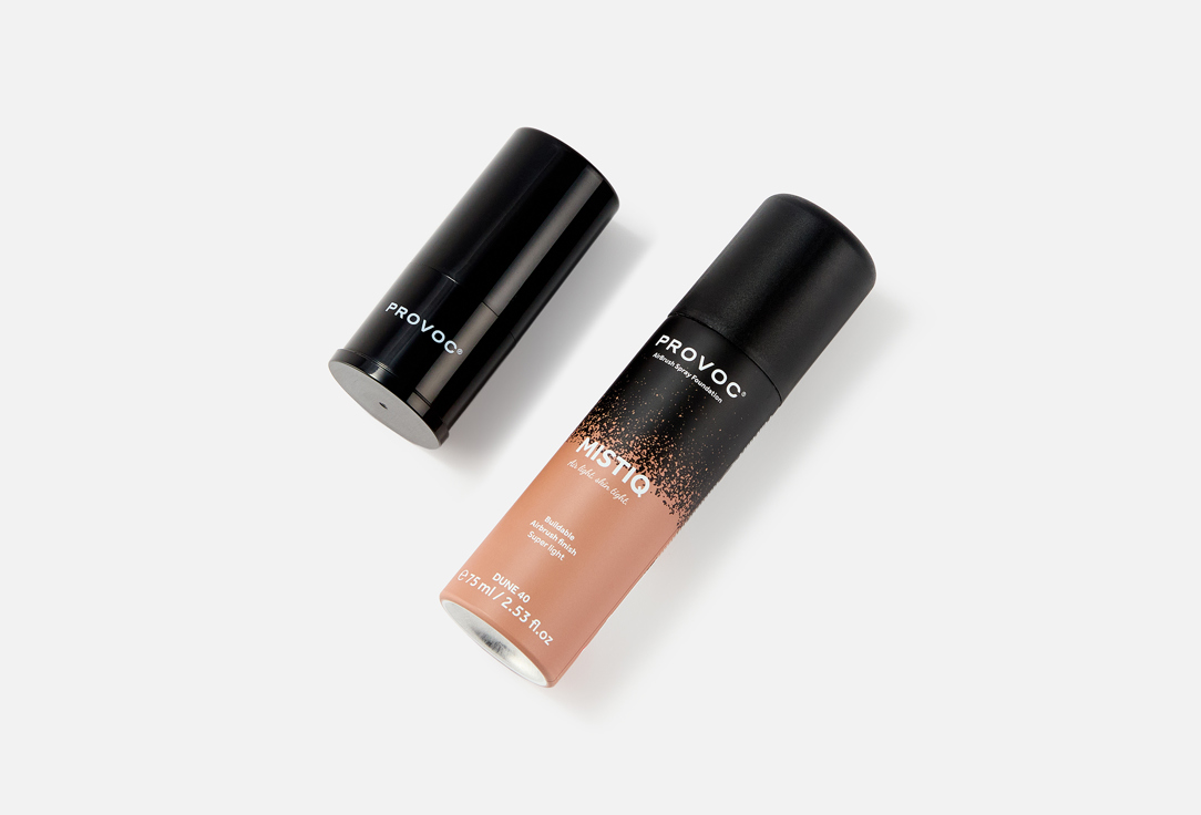 Provoc Lightweight Matte Spray Foundation MISTIQ