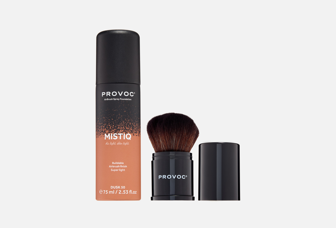 Provoc Lightweight Matte Spray Foundation MISTIQ